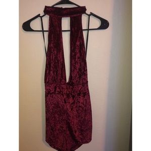 Velvet Romper